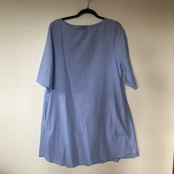 cos light blue dress